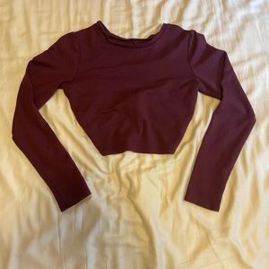 Maroon long sleeve from garage
